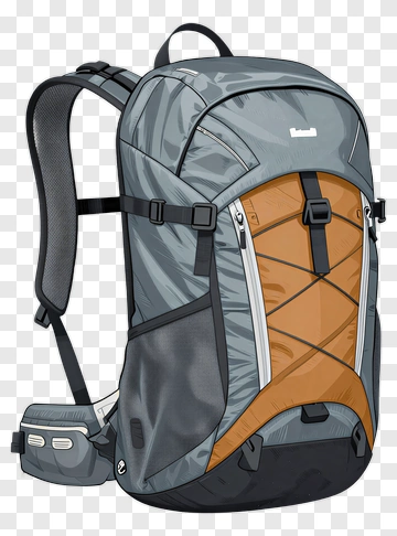 Modern Hiking Backpack PNG