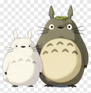 Totoro And Small Totoro PNG