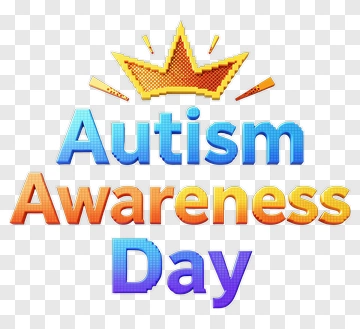 Autism Awareness Day Pixel Logo PNG