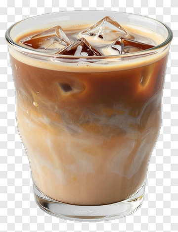 Iced Coffee In Glass PNG