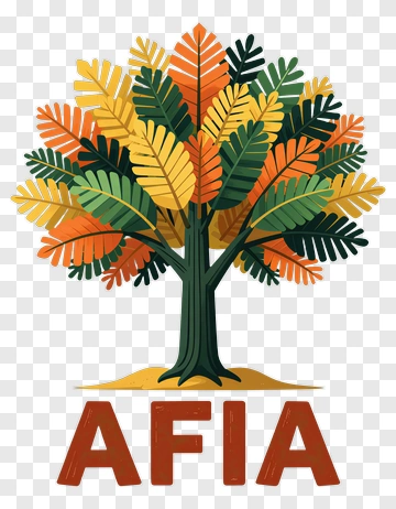 Tree With Colorful Leaves And AFIA Logo PNG