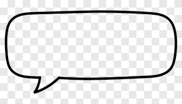 Black Speech Bubble PNG
