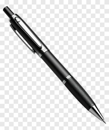 Black And Silver Pen PNG