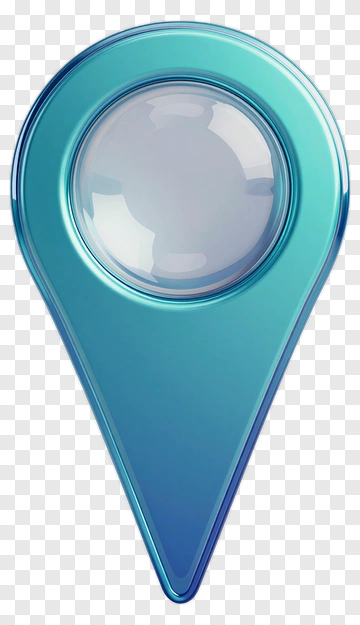 Blue Map Pin Icon PNG