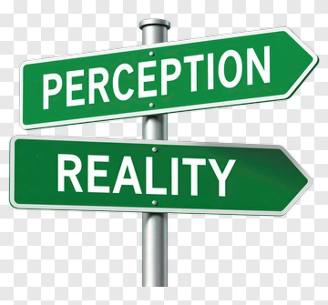 Signpost For Perception And Reality PNG