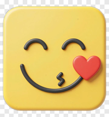 Smiling Face With Heart PNG