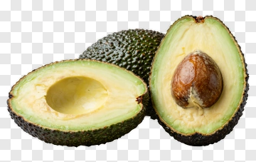 Sliced Avocado PNG