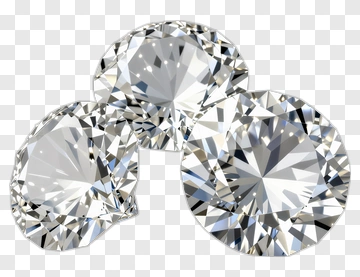 Three Brilliant Diamonds PNG