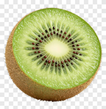 Sliced Kiwi Fruit PNG
