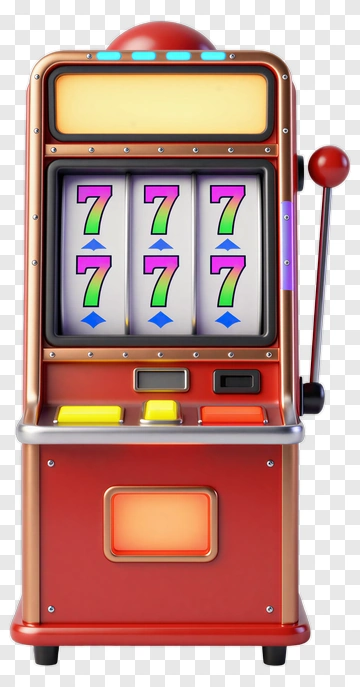 Classic Slot Machine With Seven Symbols PNG