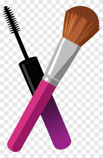 Mascara And Brush PNG
