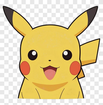 Pikachu Smiling With Bright Eyes PNG