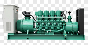 Industrial Generator Engine PNG