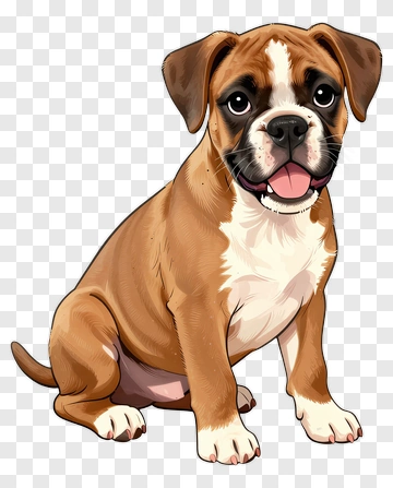 Boxer Puppy PNG