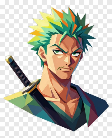 Swordsmen With Spiky Hair PNG
