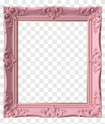 Pink Ornate Frame PNG