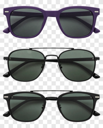 Three Pairs Of Modern Sunglasses PNG
