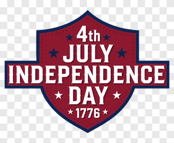 4th July Independence Day Emblem PNG