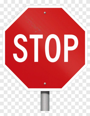 Red Stop Sign PNG