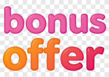Bonus Offer Text PNG
