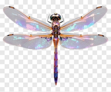 Iridescent Dragonfly PNG