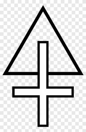 Black And White Geometric Symbol PNG