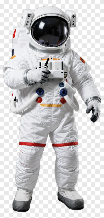 Astronaut In White Suit PNG