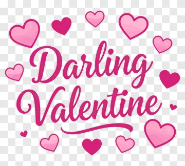 Darling Valentine PNG