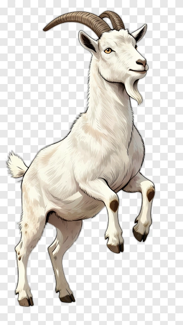 Standing Goat PNG