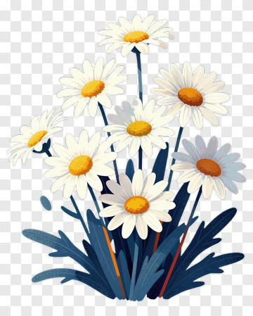 Daisy Flower Bouquet PNG