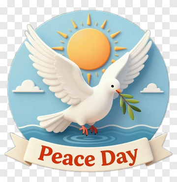 Dove With Olive Branch For Peace Day PNG