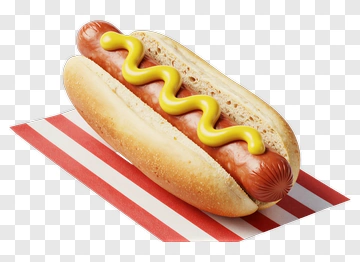Hot Dog With Mustard PNG