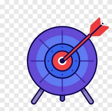Target With Arrow In Bullseye PNG