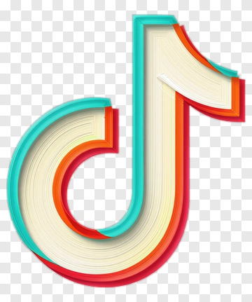 TikTok Logo In Layered 3D Design PNG