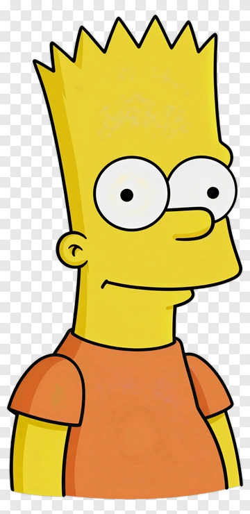 Bart Simpson Cartoon Character PNG