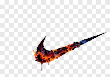 Nike Logo With Vibrant Paint Splash PNG