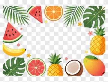 Tropical Fruit Collection PNG