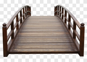 Wooden Arch Bridge PNG