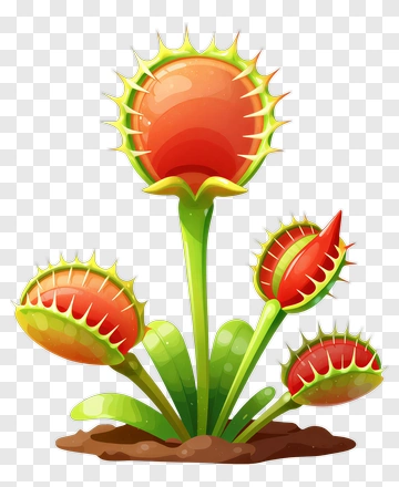 Venus Flytrap Carnivorous Plant PNG