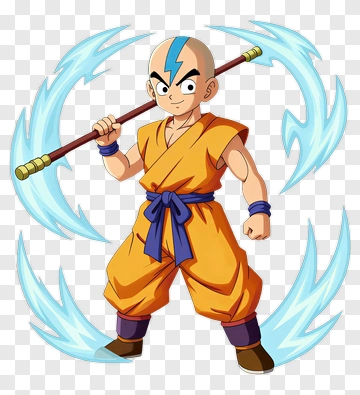 Bulma Holding Staff With Blue Aura PNG