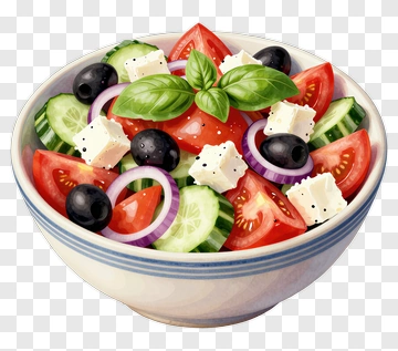 Fresh Mediterranean Salad PNG