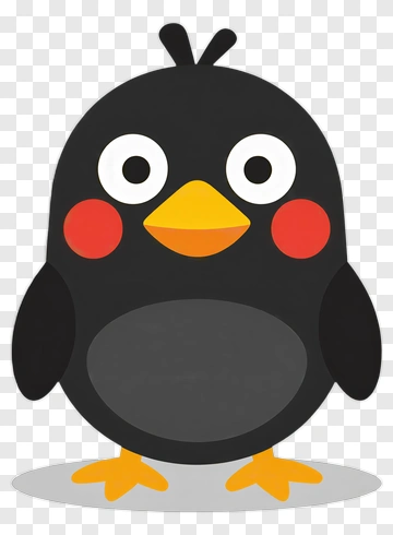 Cute Cartoon Penguin PNG