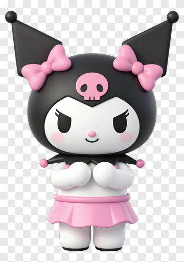 Kuromi Cartoon Character PNG