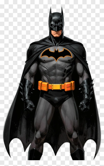 Batman In Classic Costume PNG
