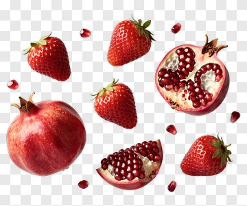 Pomegranate And Strawberry PNG