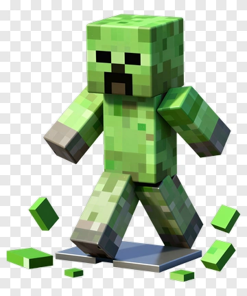 Creeper Minecraft Character PNG