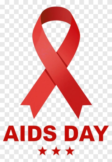Red Ribbon AIDS Day Awareness PNG