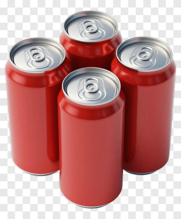 Red Cans PNG
