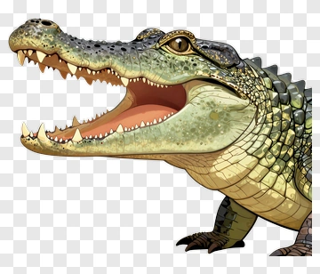 Cartoon Crocodile PNG