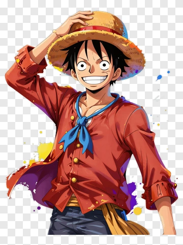 Luffy In His Iconic Outfit PNG